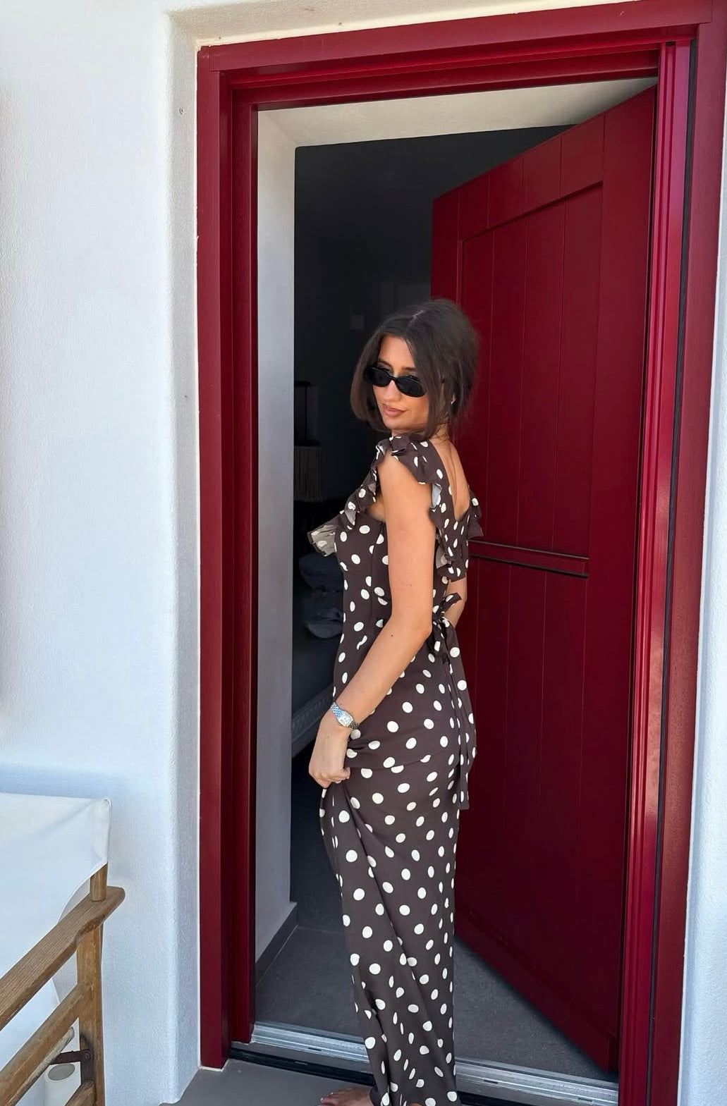 Luna polka dot maxi