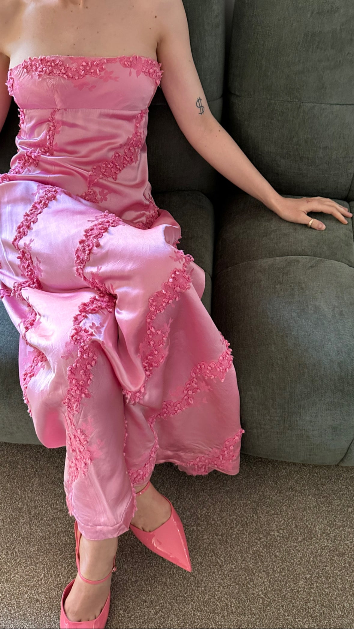 Vintage Cherry Blossom Gown