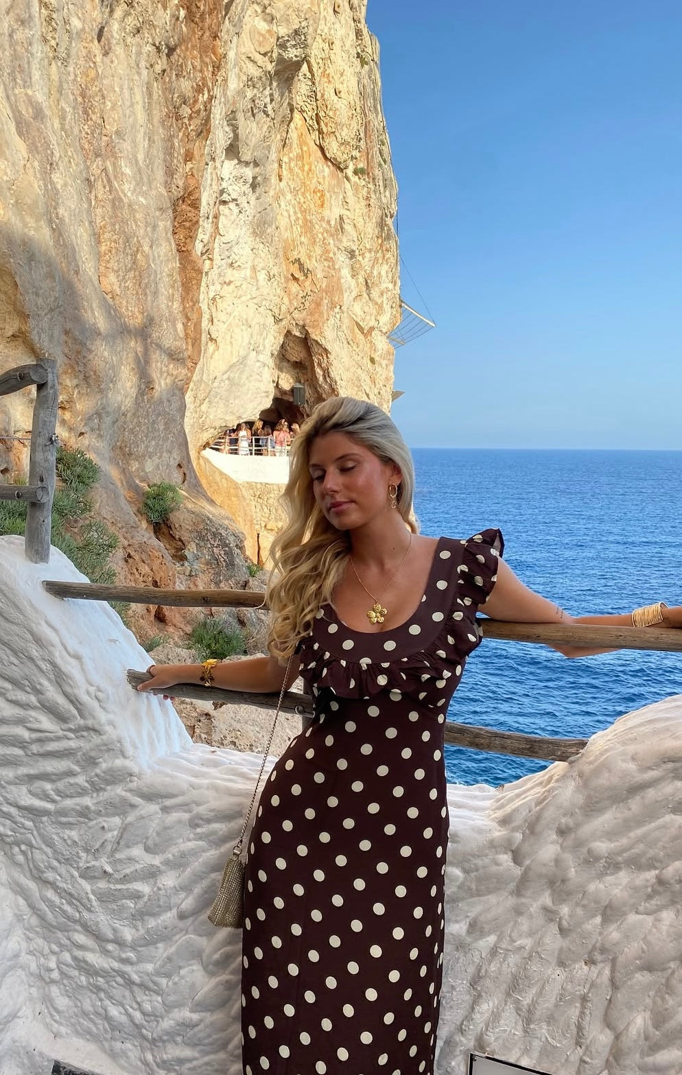 Luna polka dot maxi