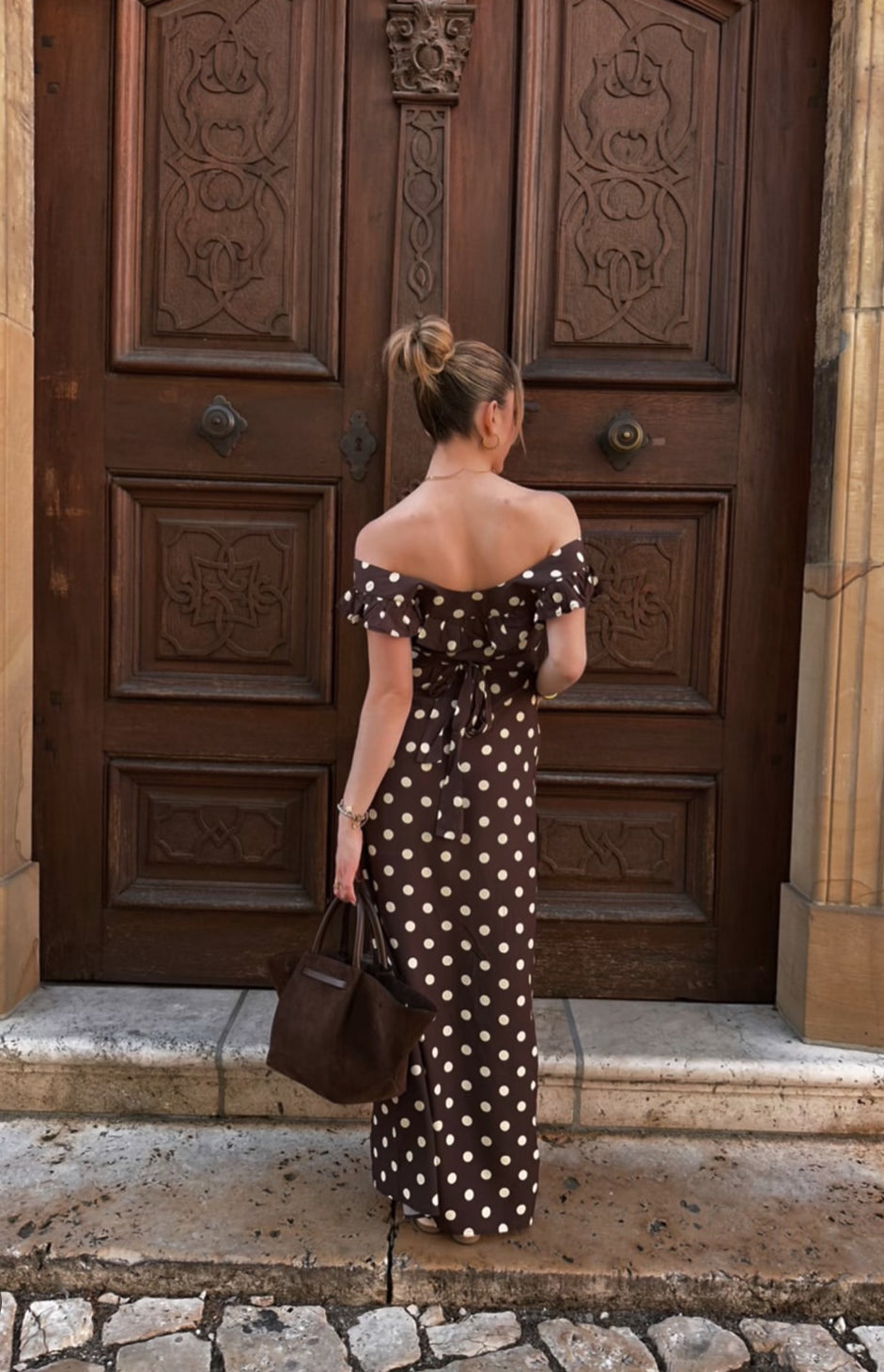 Luna polka dot maxi