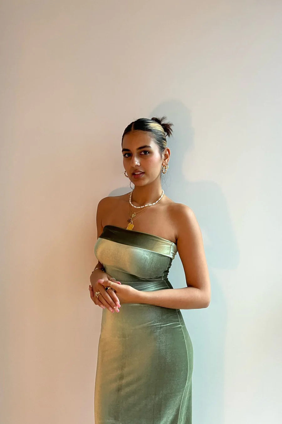 7th and York - Camryn Maxi Dress Olive