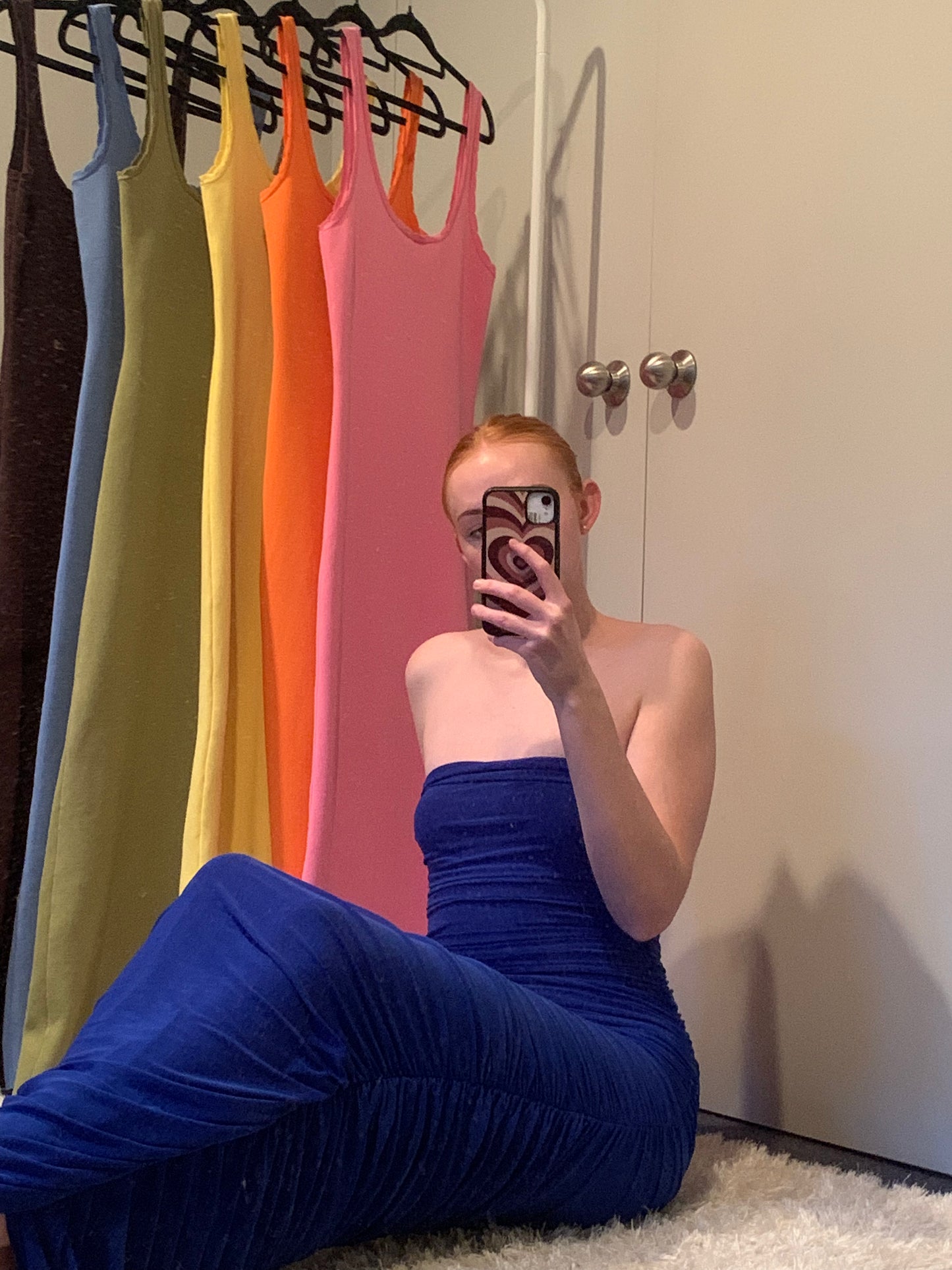 Ruby - Ginni Mesh Tube Dress Electric