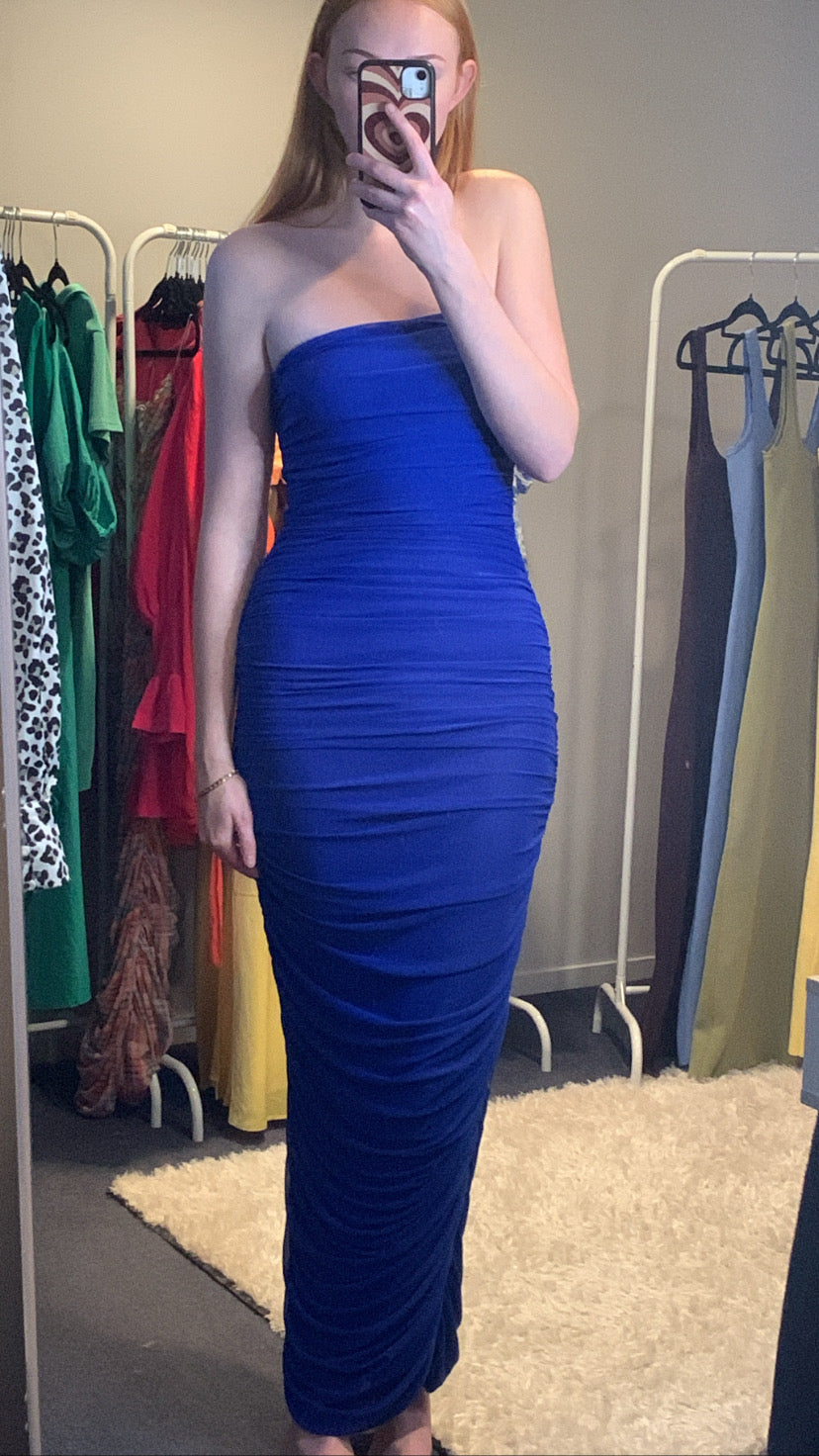 Ruby - Ginni Mesh Tube Dress Electric