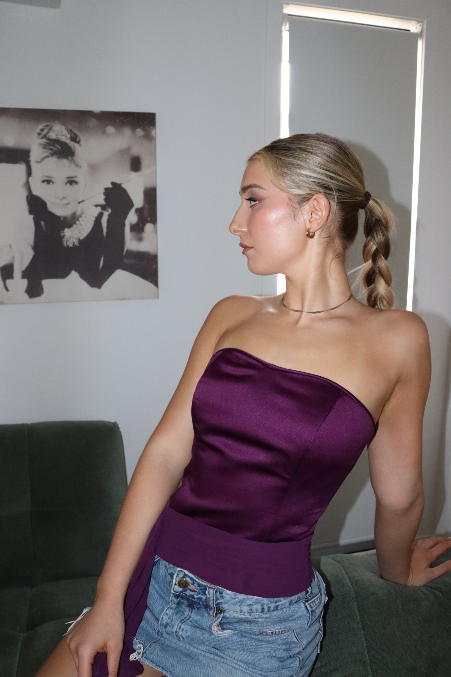 Vintage Naomi Corset - Purple