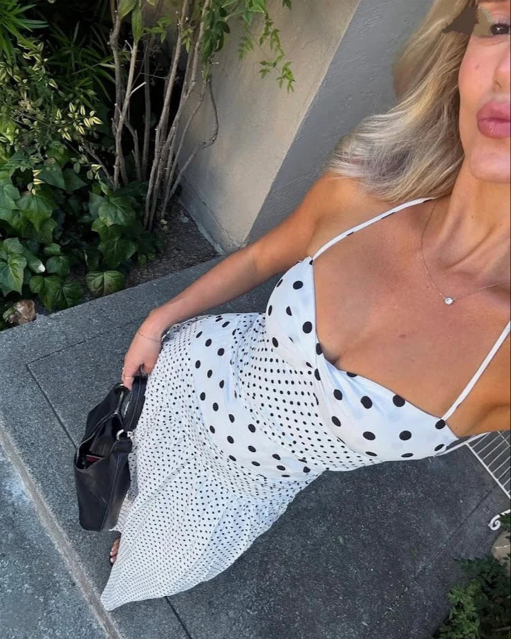 The Marguerite Halter maxi