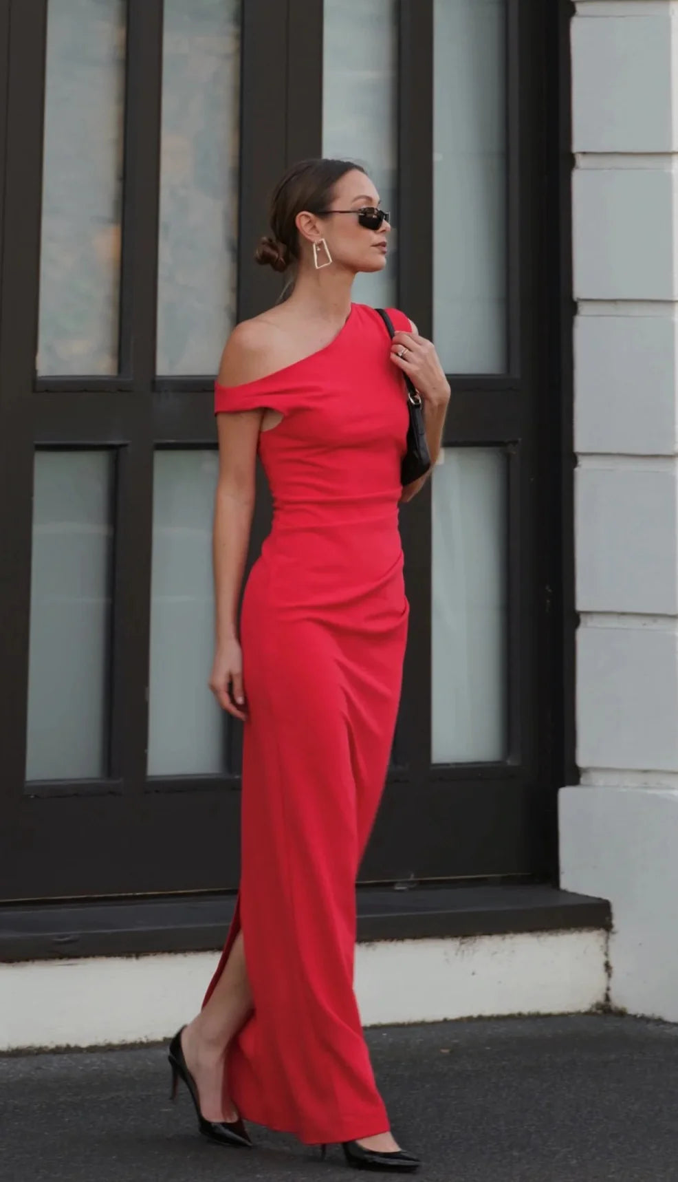Lilah maxi dress - red