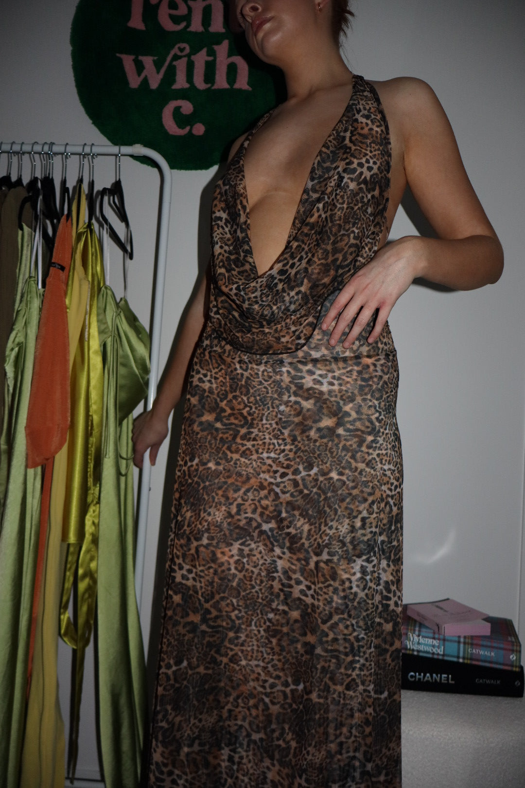Pepper mayo - Elysia mesh maxi dress