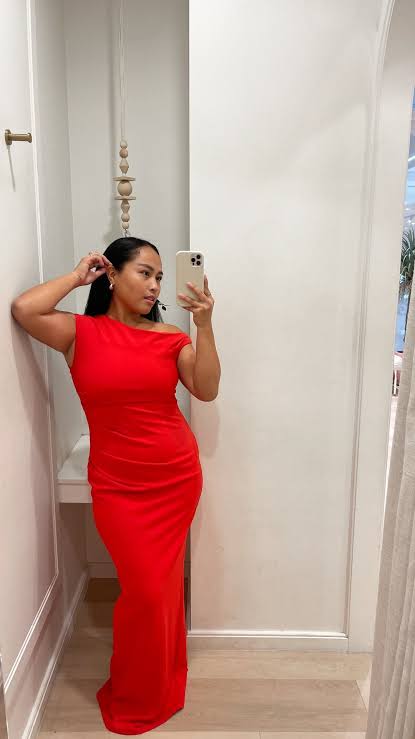 Lilah maxi dress - red