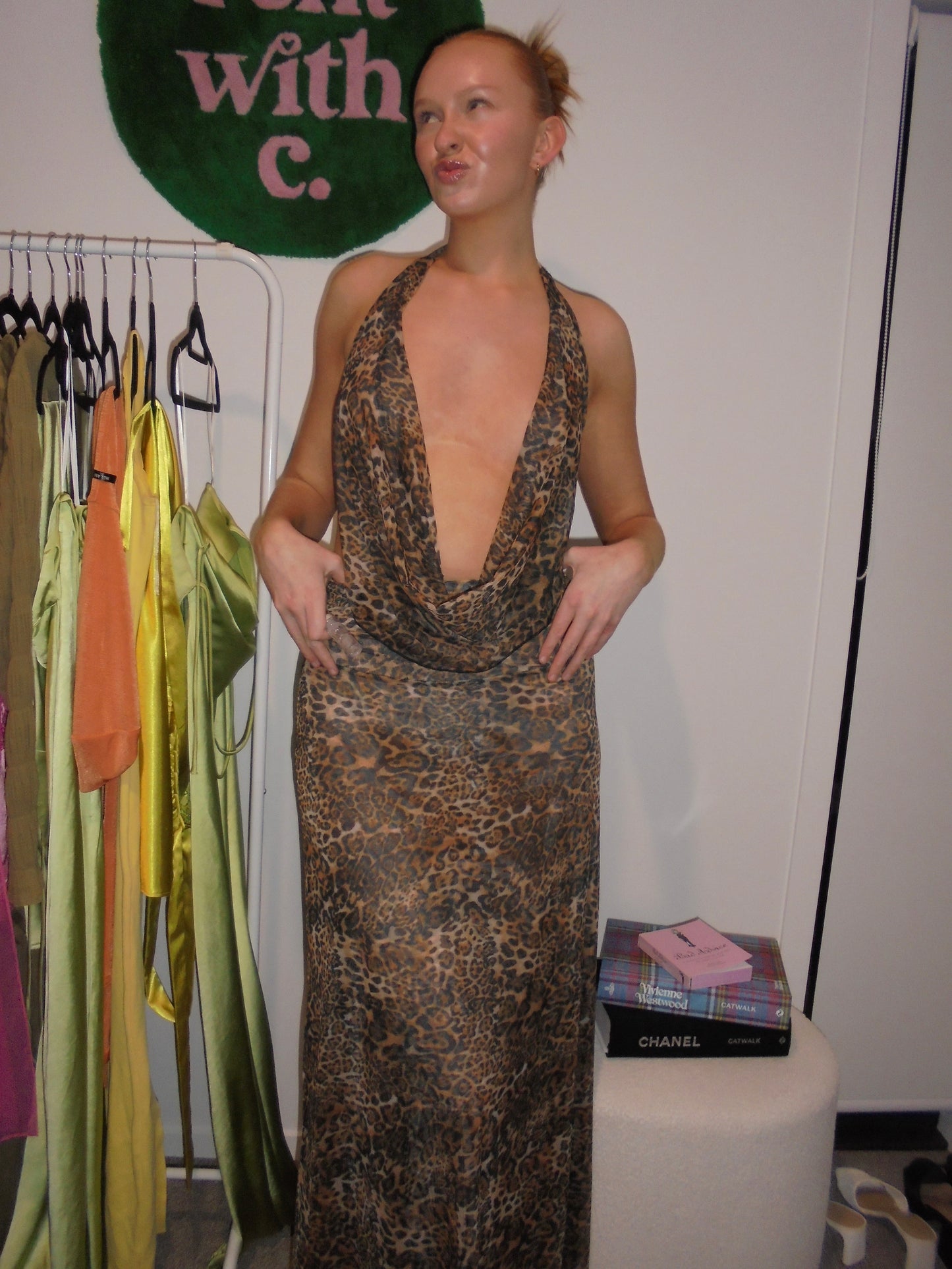 Pepper mayo - Elysia mesh maxi dress