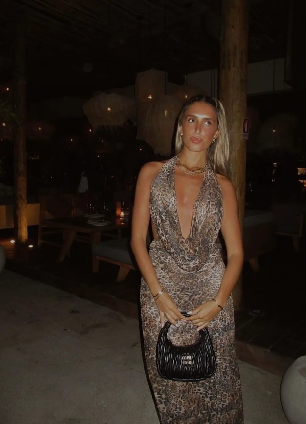 Pepper mayo - Elysia mesh maxi dress