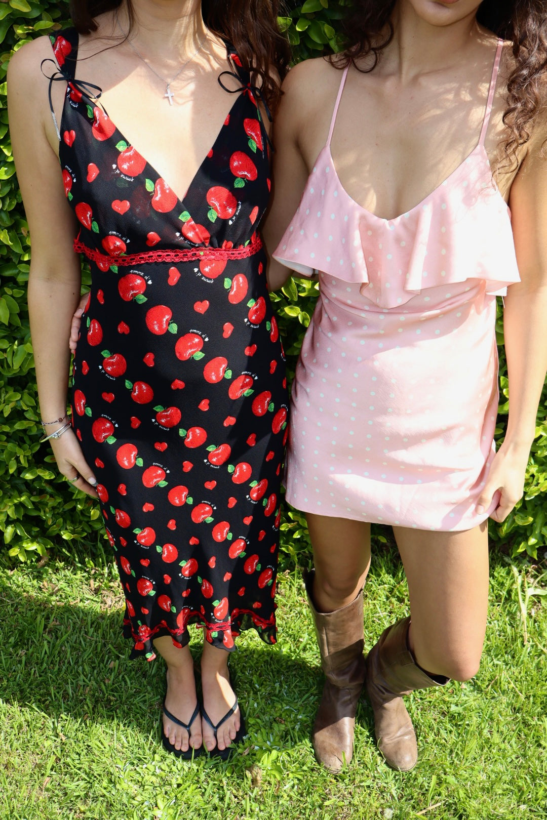 Vintage Apple midi dress