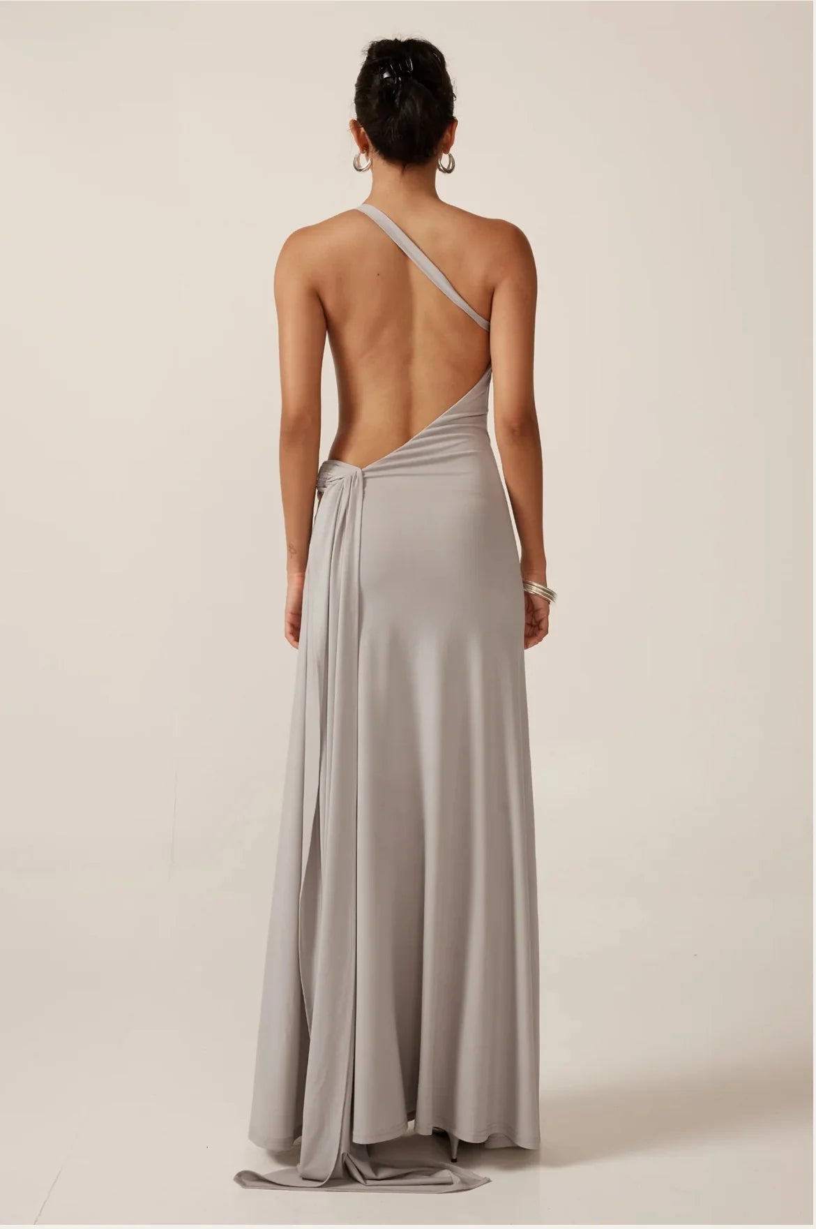 Gaia gown - Silver grey