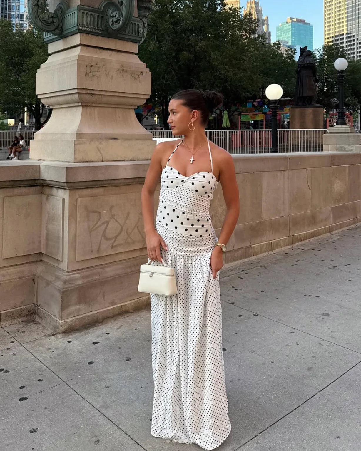 The Marguerite Halter maxi