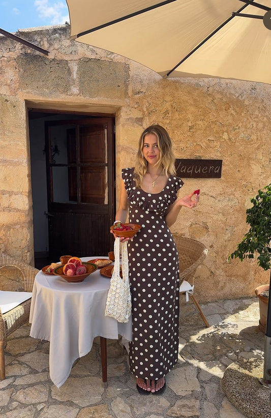 Luna polka dot maxi