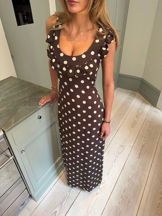 Luna polka dot maxi