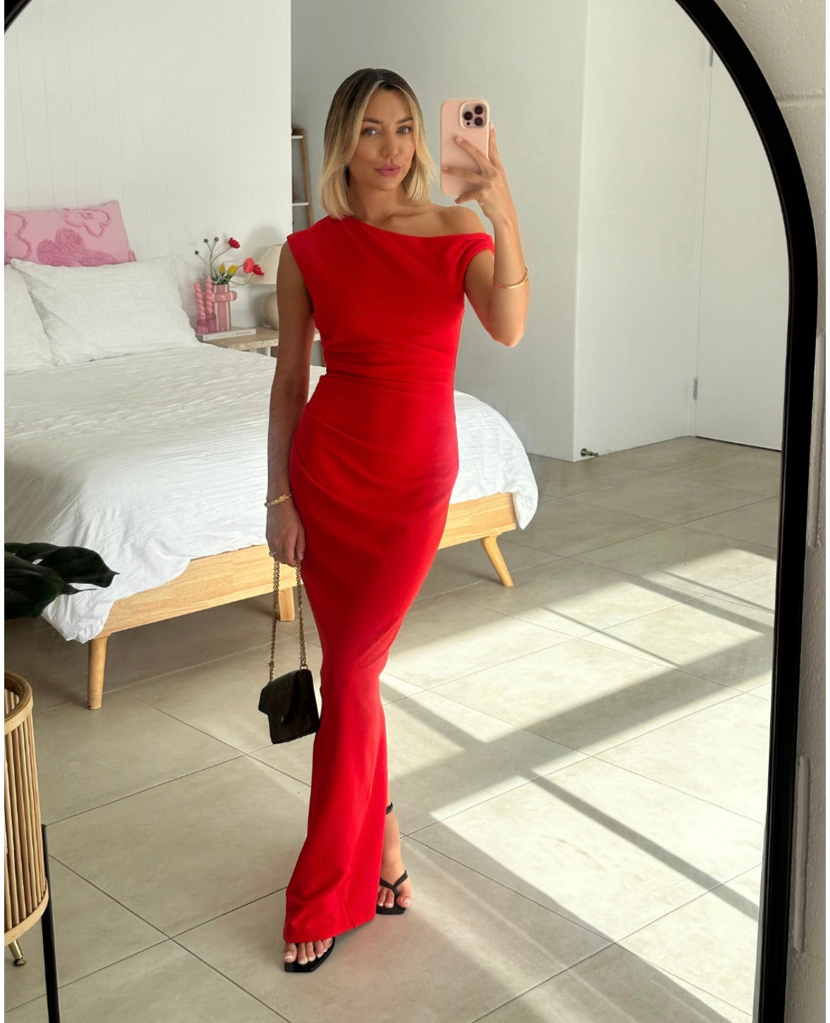 Lilah maxi dress - red