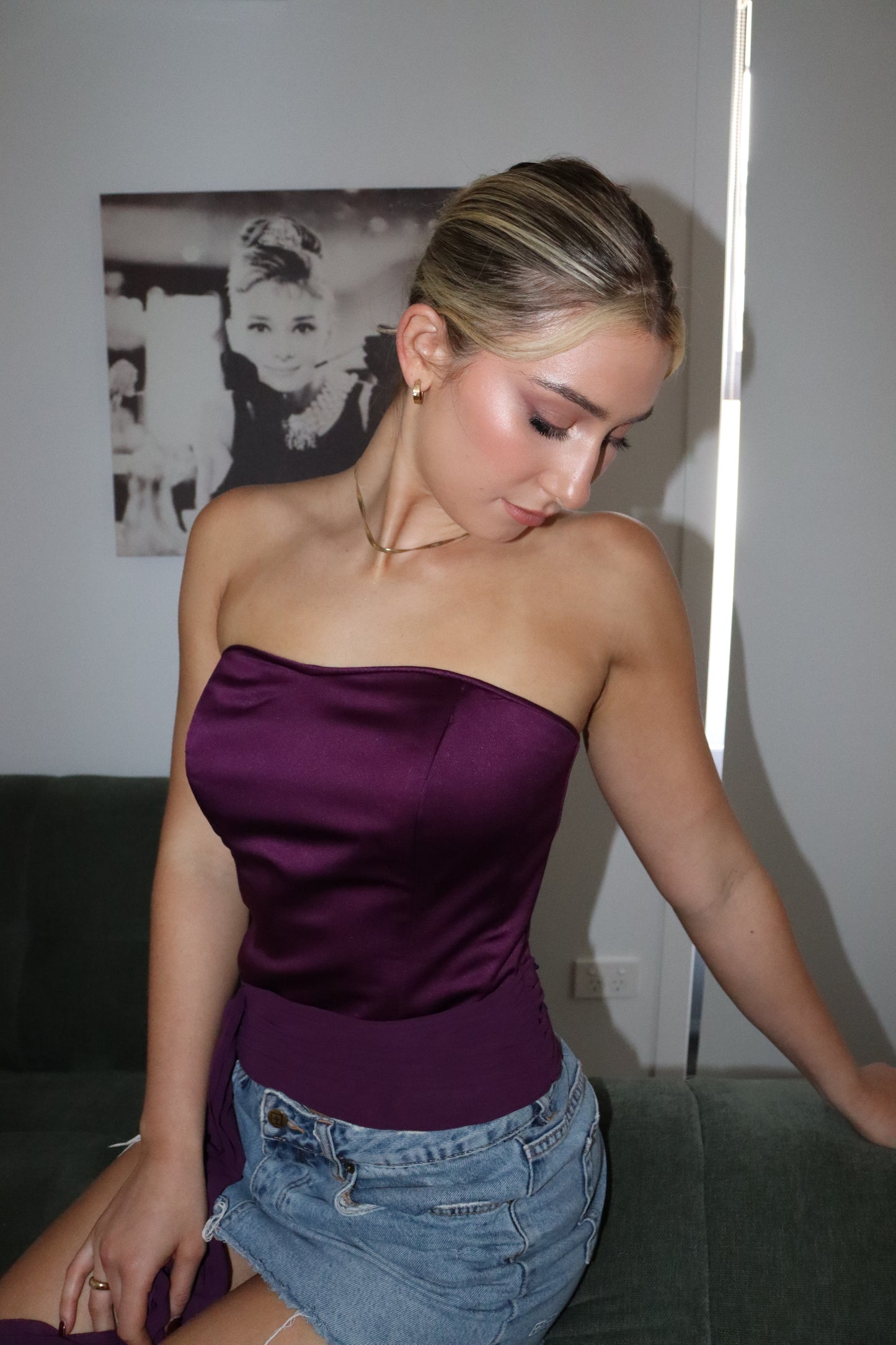 Vintage Naomi Corset - Purple